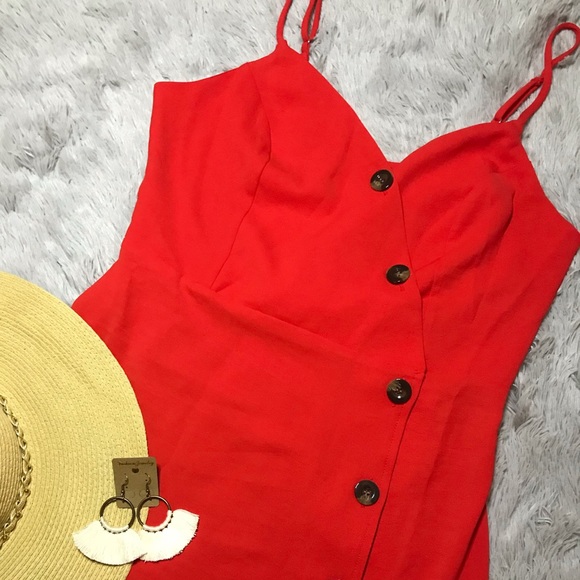 LAST CHANCE!! ONLY 1 LEFT - Classy Red Dress - Picture 3 of 5